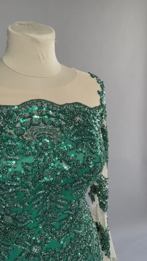 Henna jurk wit groen best sale