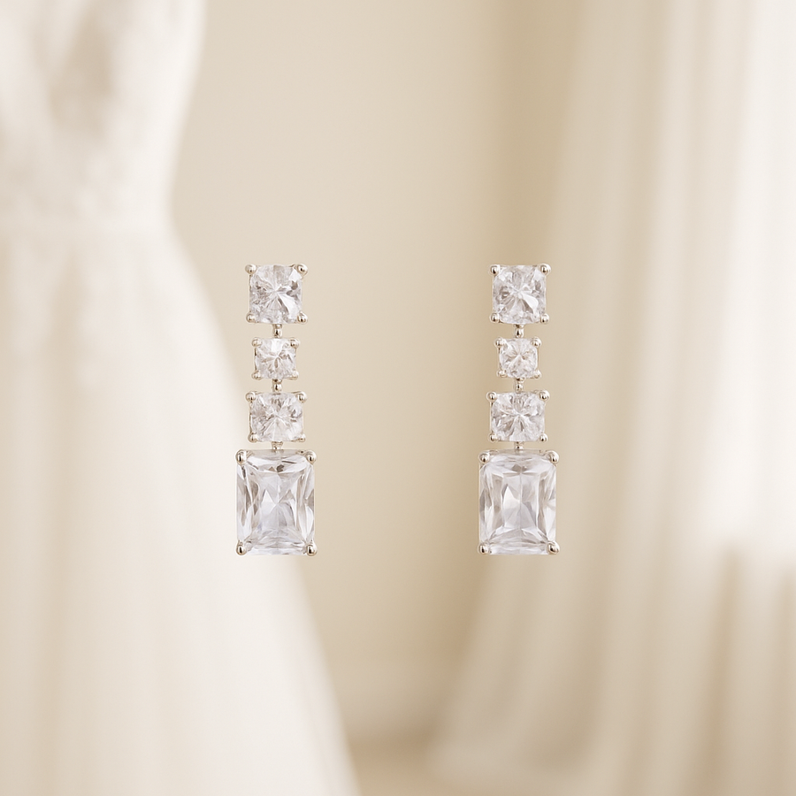 Bridal earrings - Style Frederique