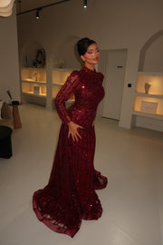 Evening Dress Eclair - Red - LâNUIT COUTURE (NEW COLOR)
