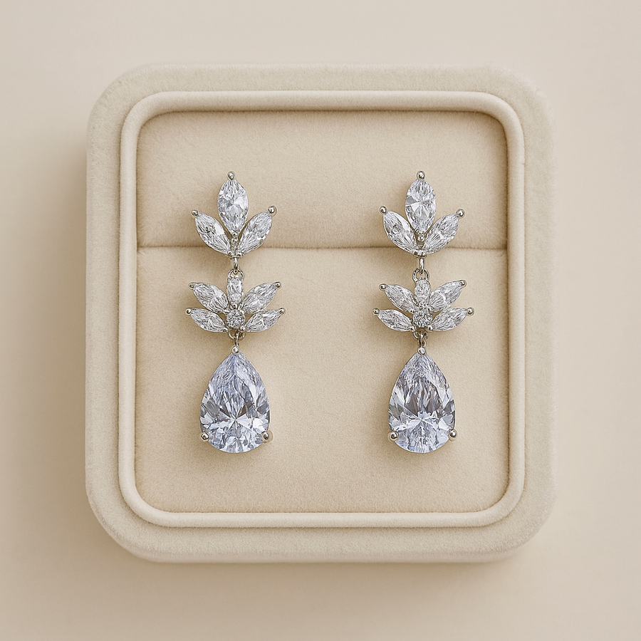 Bridal earrings - Style Ella