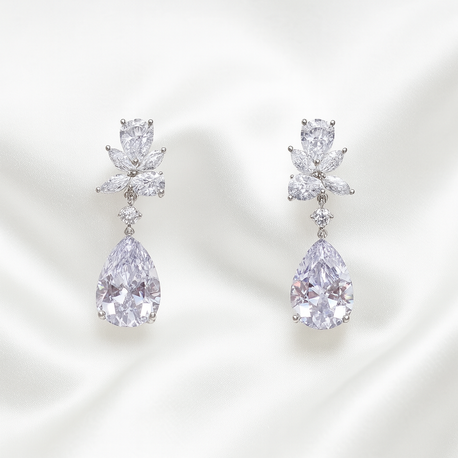 Bridal earrings - Style Leaf