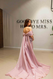 Evening dress Rosé Lumière - LâNUIT COUTURE