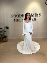 Sale bruidsjurk - Insila met parels (NIEUWSTAAT)