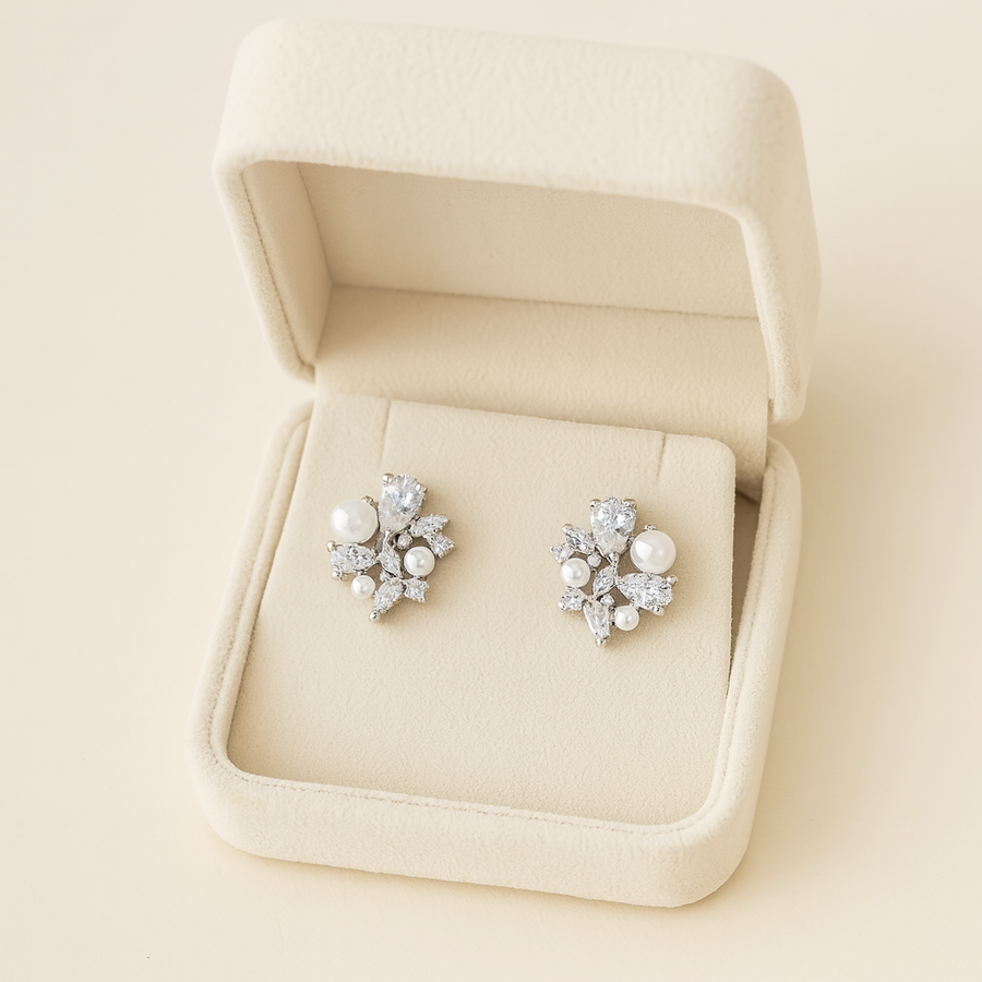 Bridal earrings - Style mary