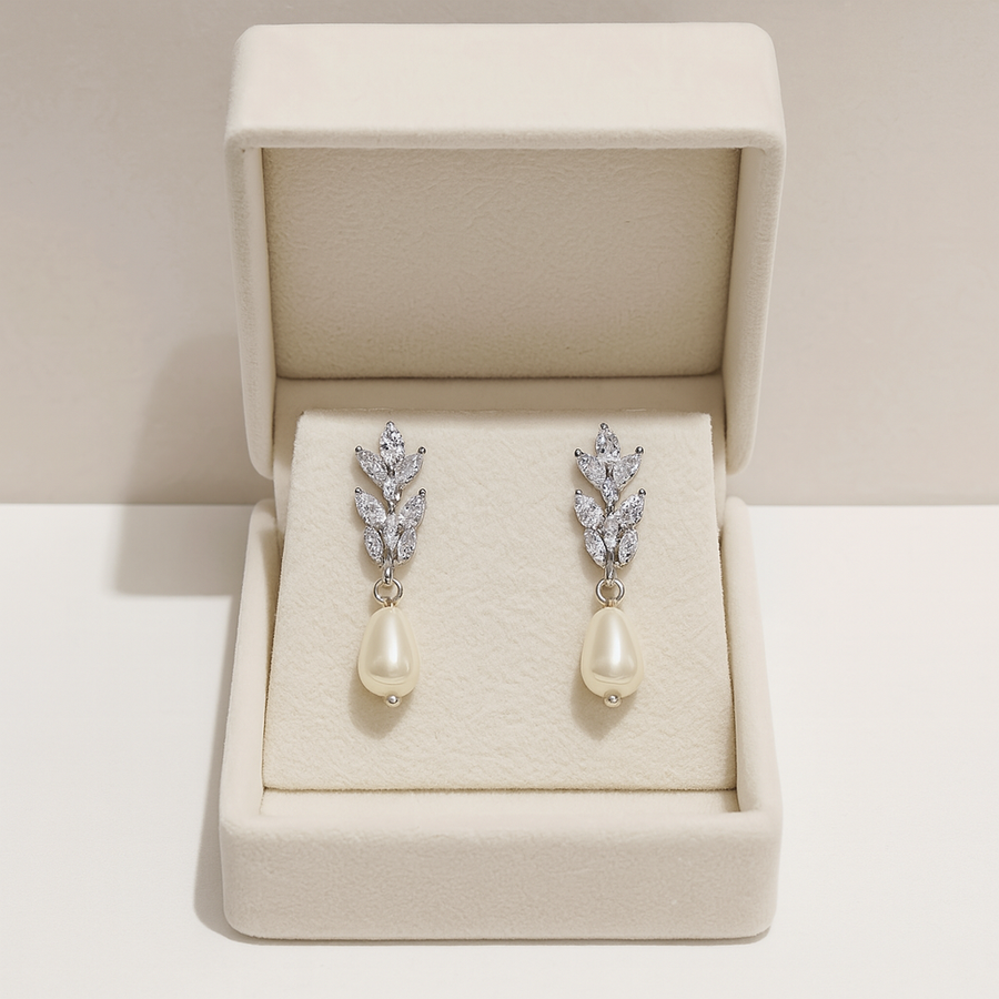 Bridal earrings - Style Pearl 2.0