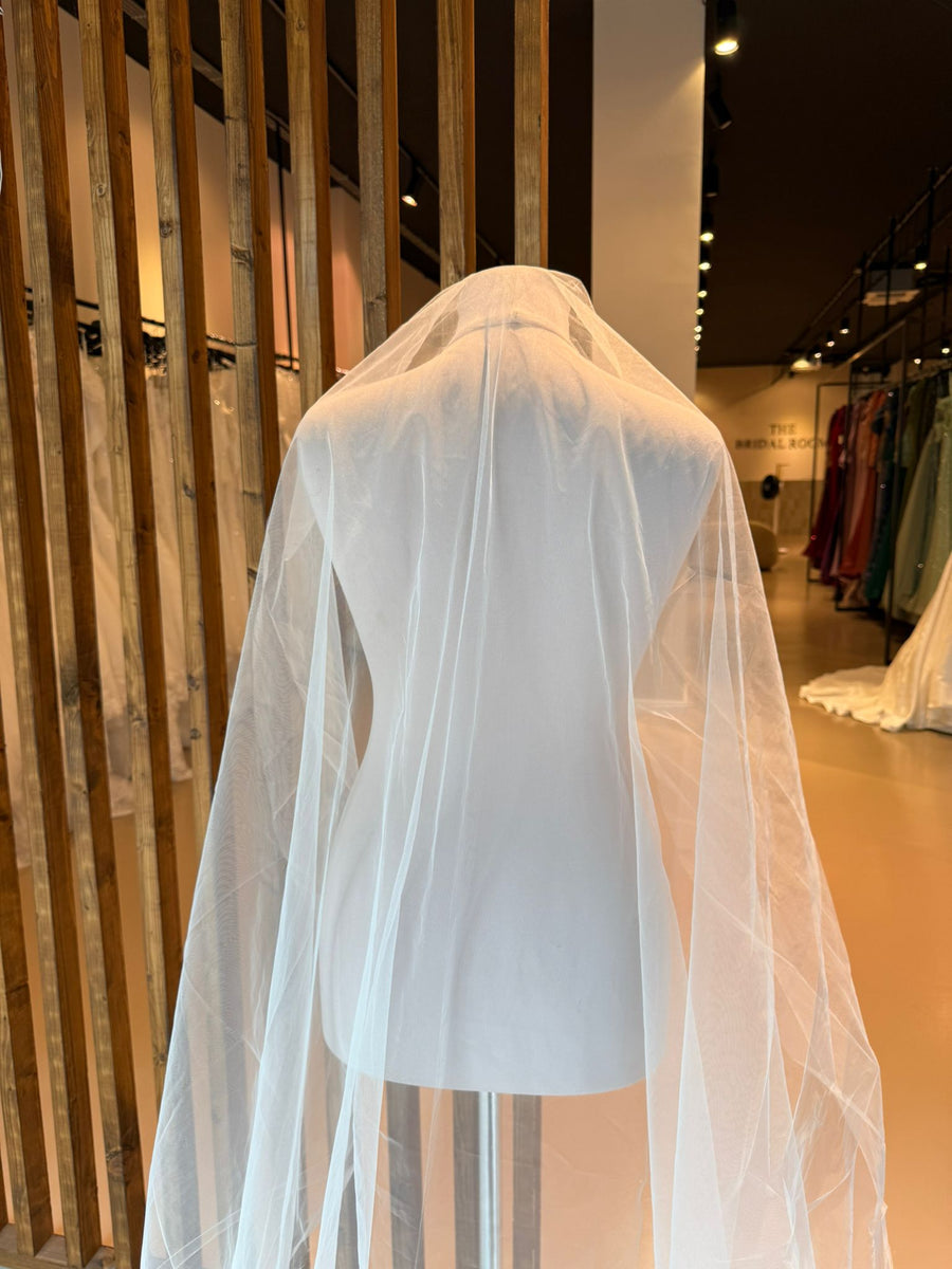 SALE Bruidssluier - Tule