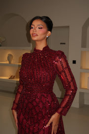 Evening Dress Eclair - Red - LâNUIT COUTURE (NEW COLOR)