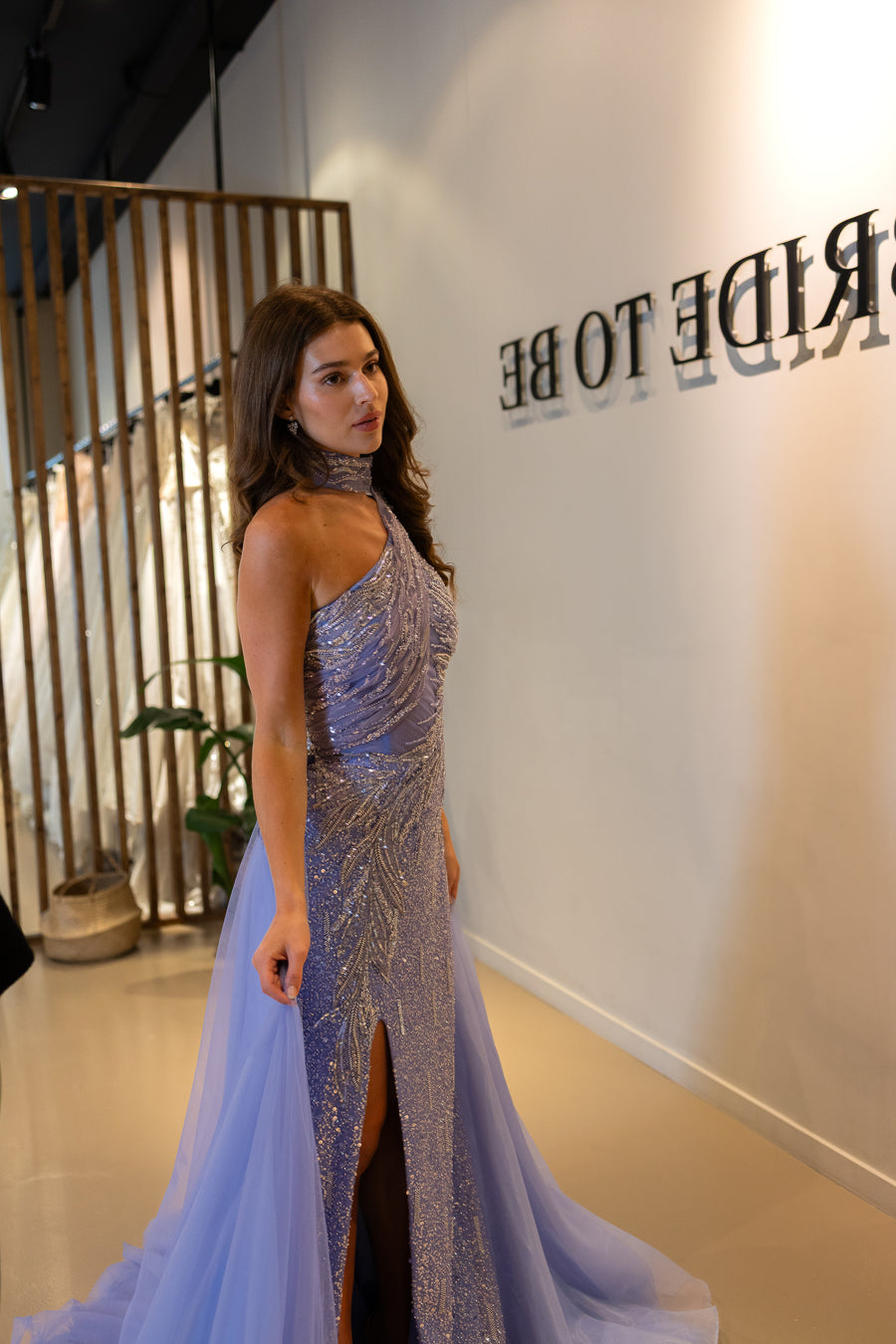 Evening dress MIA - Lilac -  LâNUIT COUTURE