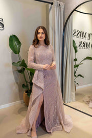 Evening Dress Selma - Pink -  LâNUIT COUTURE