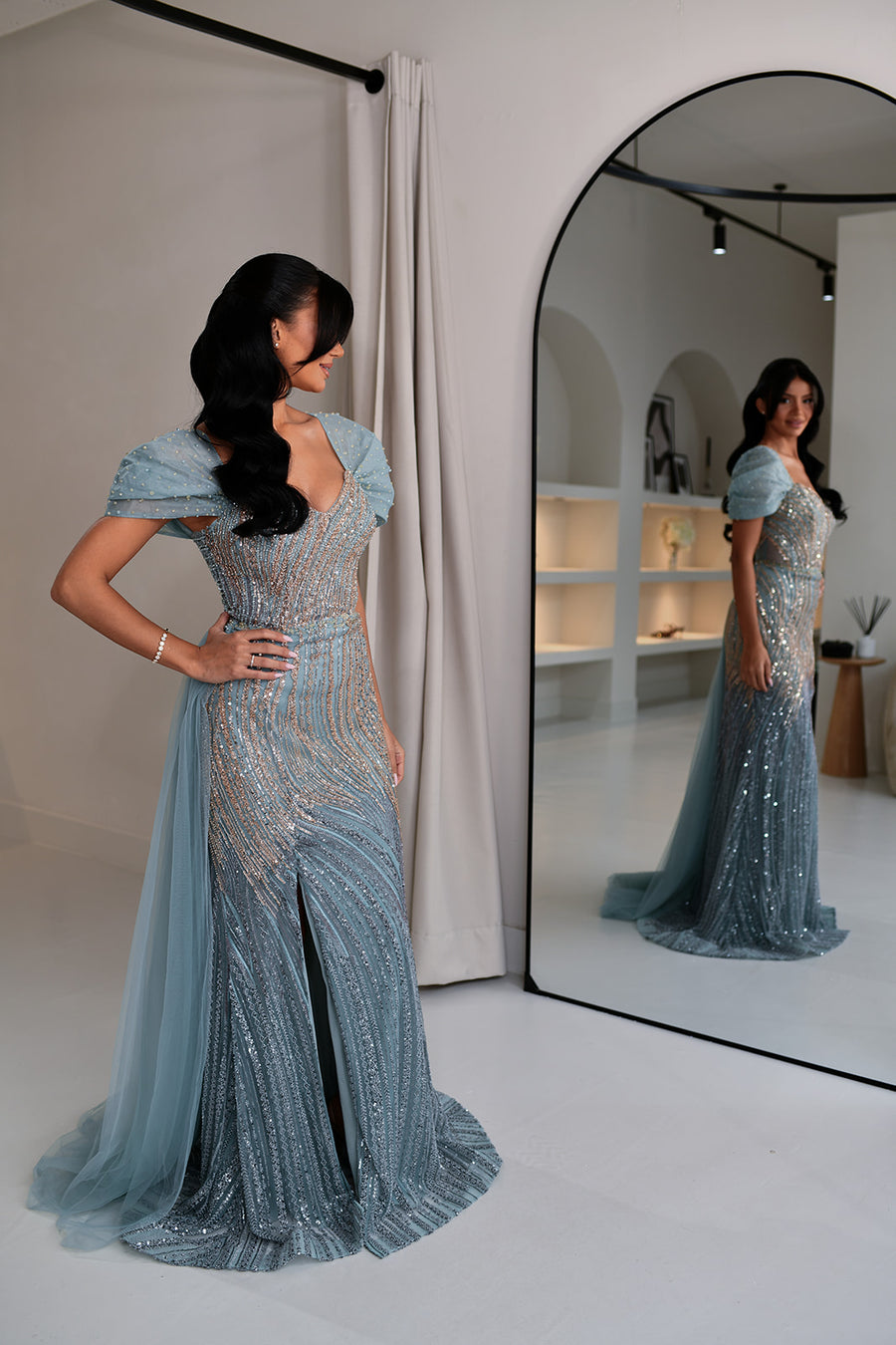 Evening dress Azure - LâNUIT COUTURE