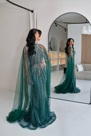 Evening dress Enchanted Green - LâNUIT COUTURE