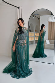 Evening dress Enchanted Green - LâNUIT COUTURE