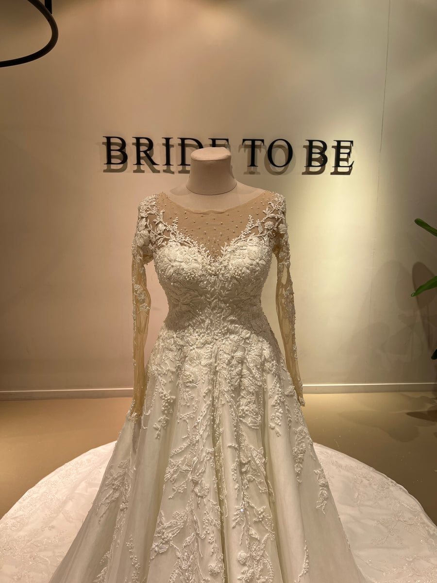 Sale bruidsjurk - Ella A-lijn