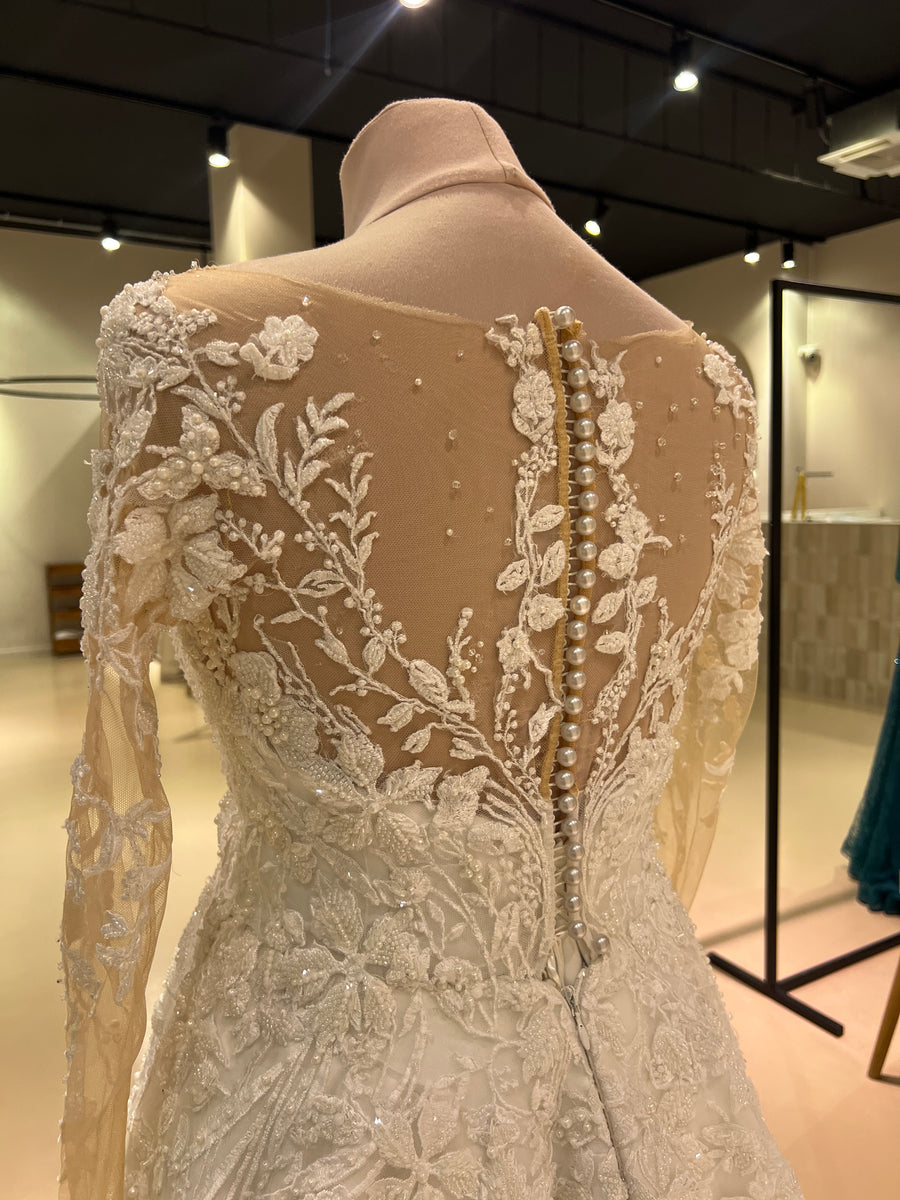 Sale bruidsjurk - Ella A-lijn