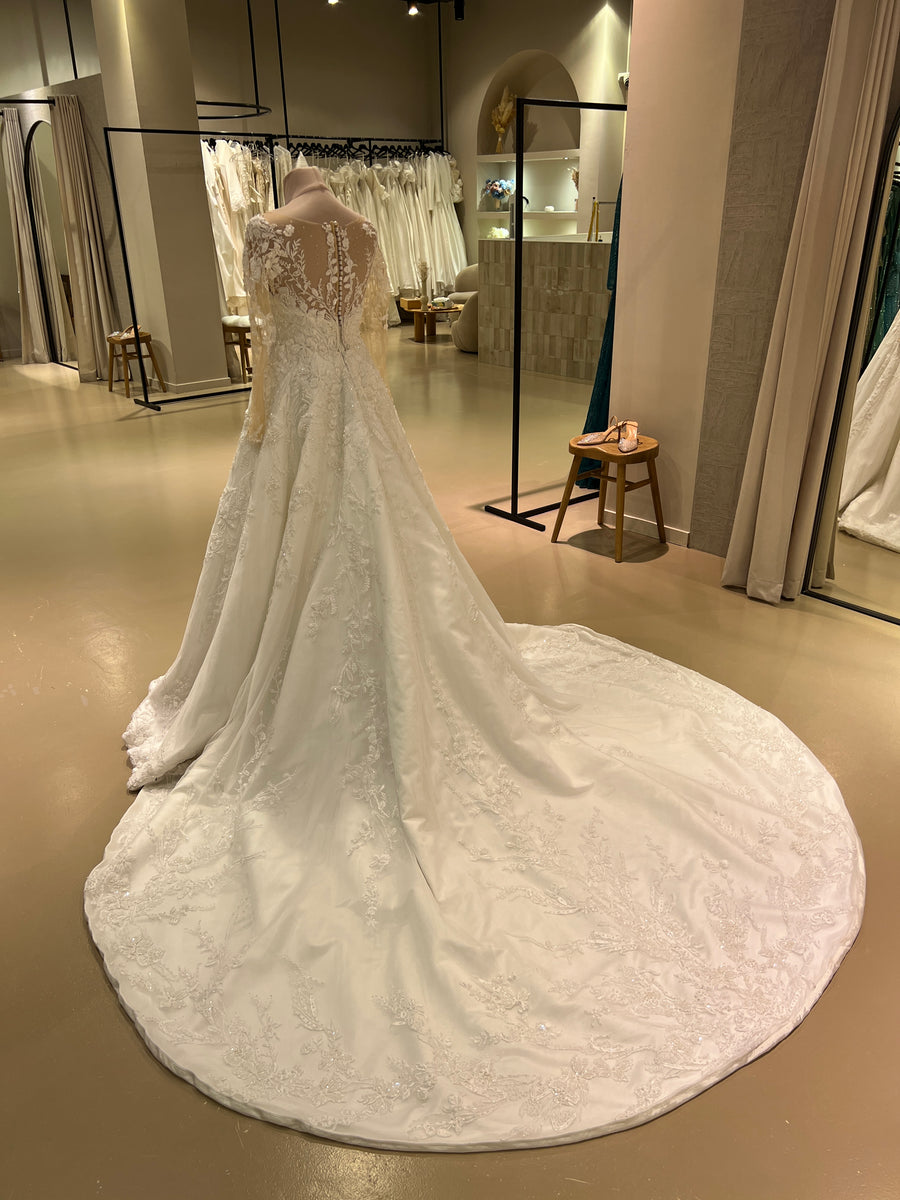 Sale bruidsjurk - Ella A-lijn