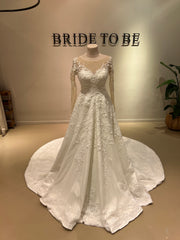 Sale bruidsjurk - Ella A-lijn