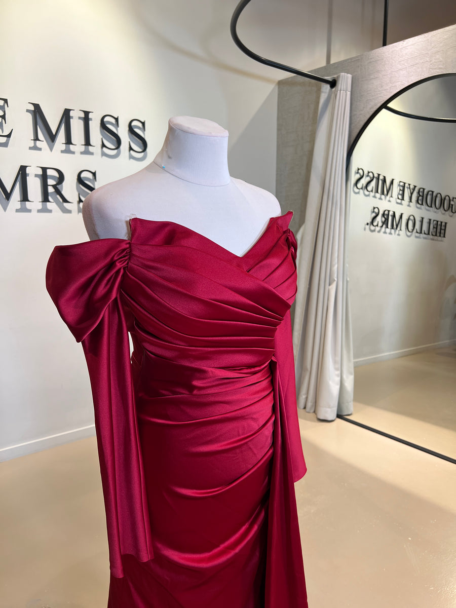 Evening dress Valerie Red - LâNUIT COUTURE