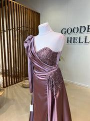 Evening Dress Majestic Lilac - LâNUIT COUTURE SATIN