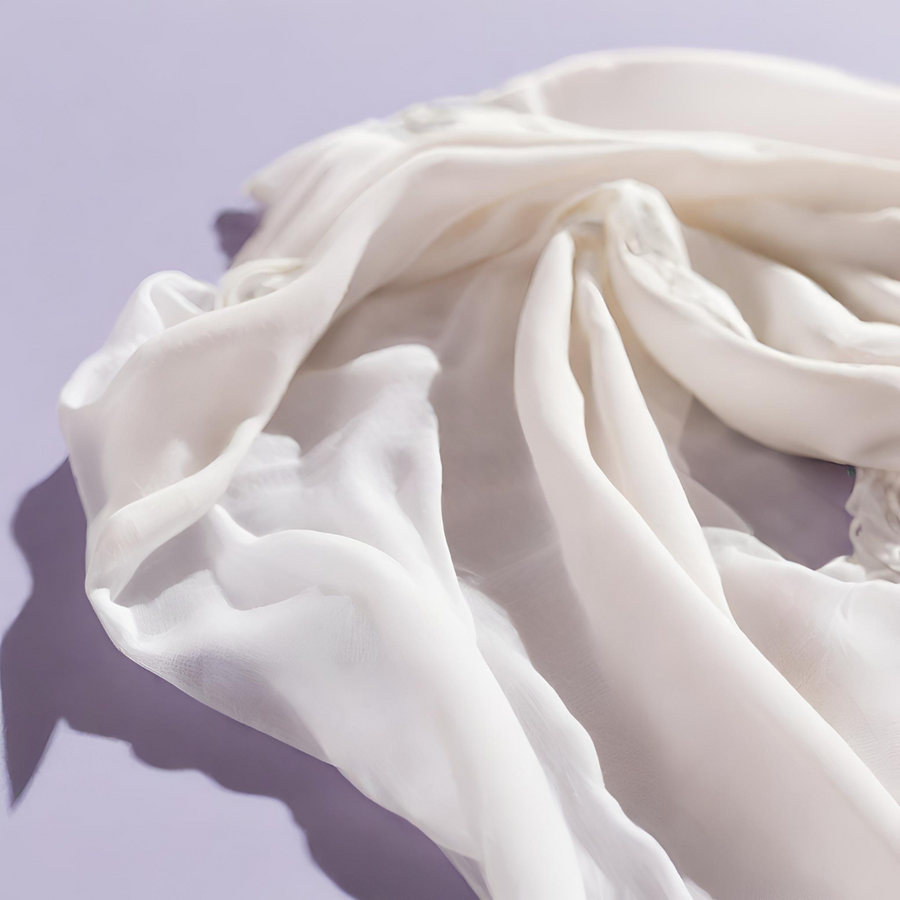 Gebroken witte hoofddoek - Chiffon