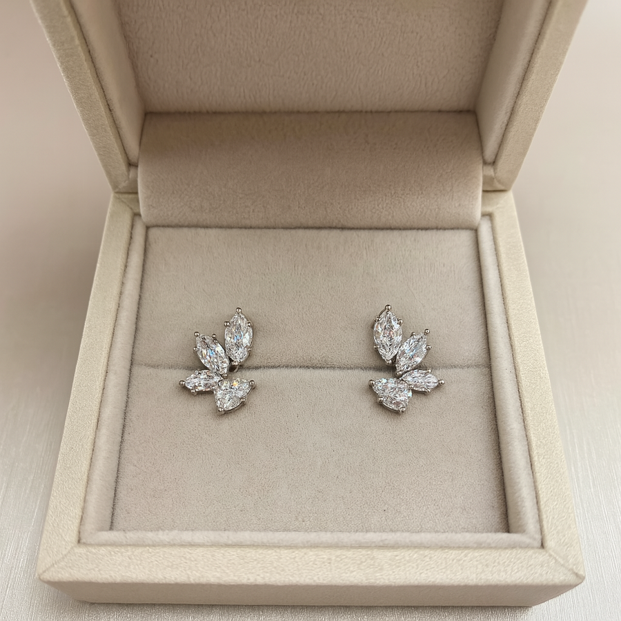 Bridal earrings - Style Nori
