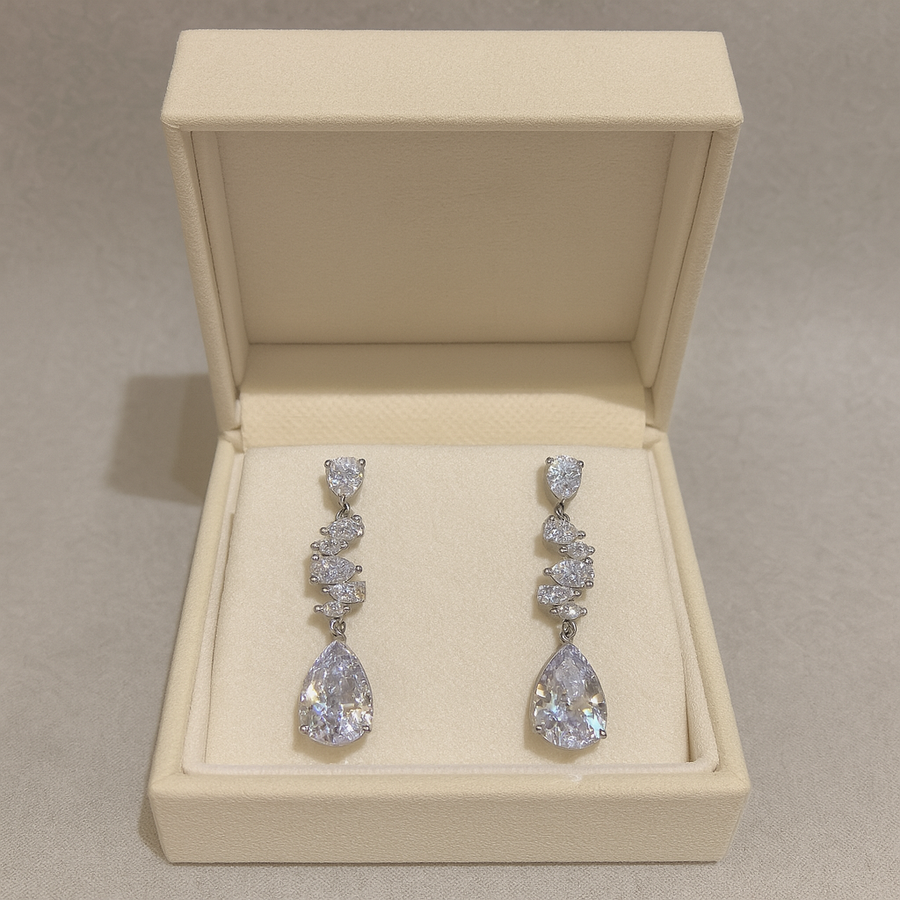 Bridal earrings - Style Moza