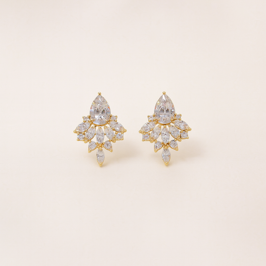 Bridal earrings- Style Eliana