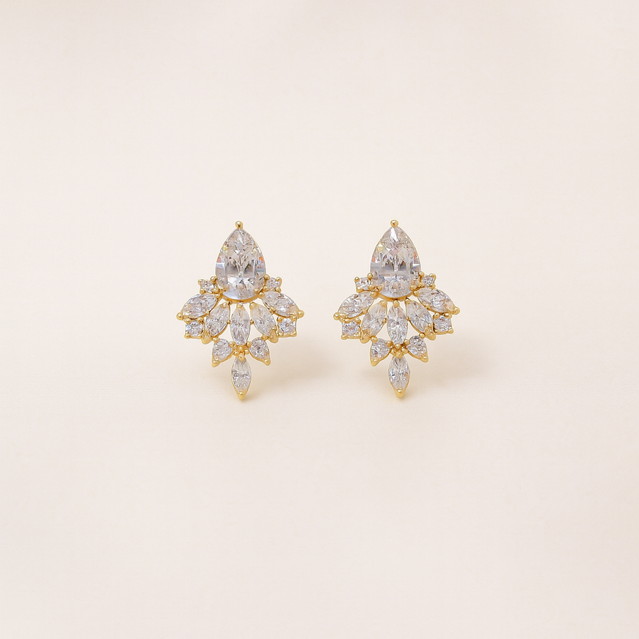 Bridal earrings- Style Eliana