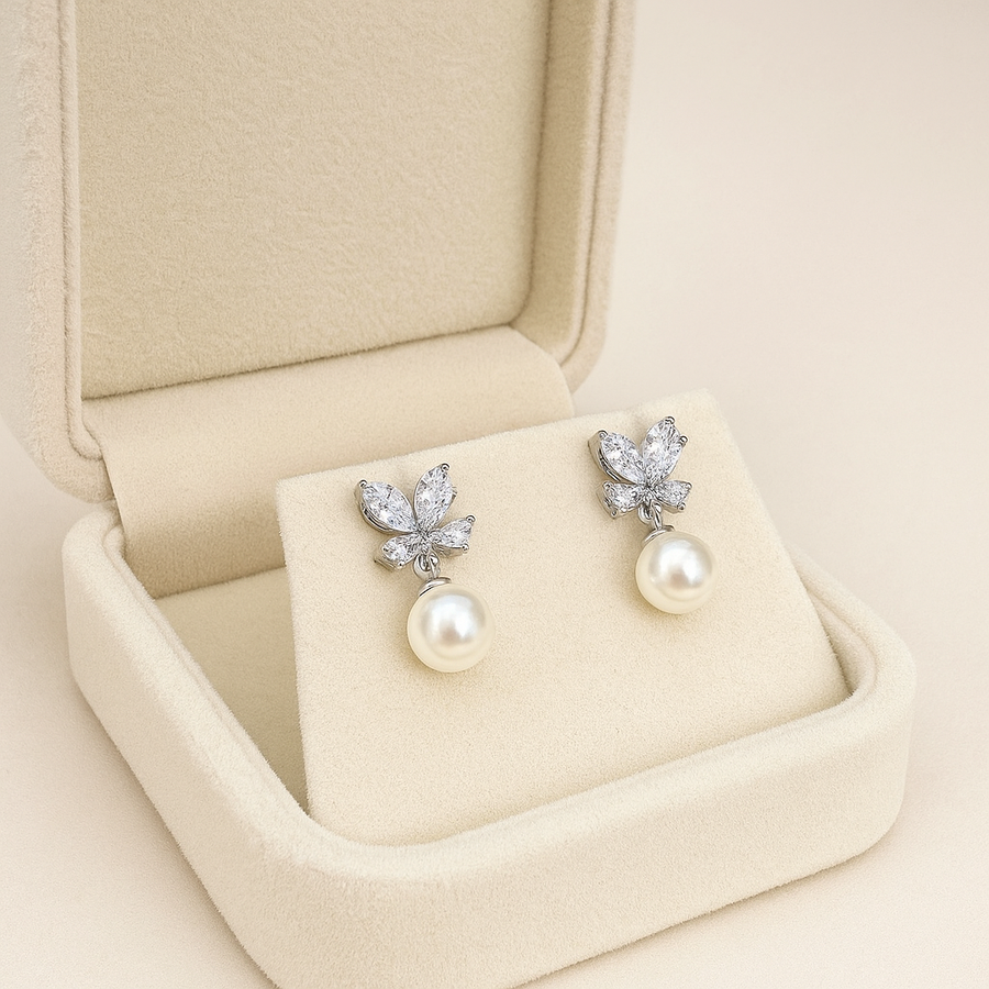 Bridal earrings - Style Bijou