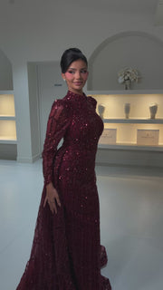 Evening Dress Eclair - Red - LâNUIT COUTURE (NEW COLOR)