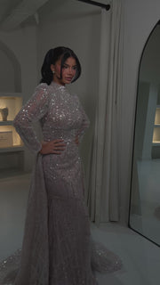 Evening Dress Eclair - Pink - LâNUIT COUTURE (Back in stock!)