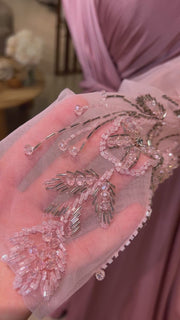 Evening Dress Mona Pink- LâNUIT COUTURE SATIN