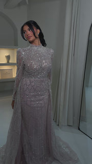 Evening Dress Eclair - Pink - LâNUIT COUTURE (Back in stock!)
