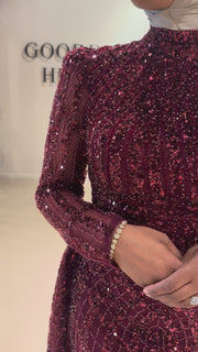Evening Dress Eclair - Red - LâNUIT COUTURE (NEW COLOR)