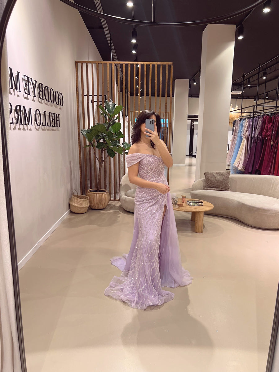 Dress ARIEL - Lilac - LâNUIT collection