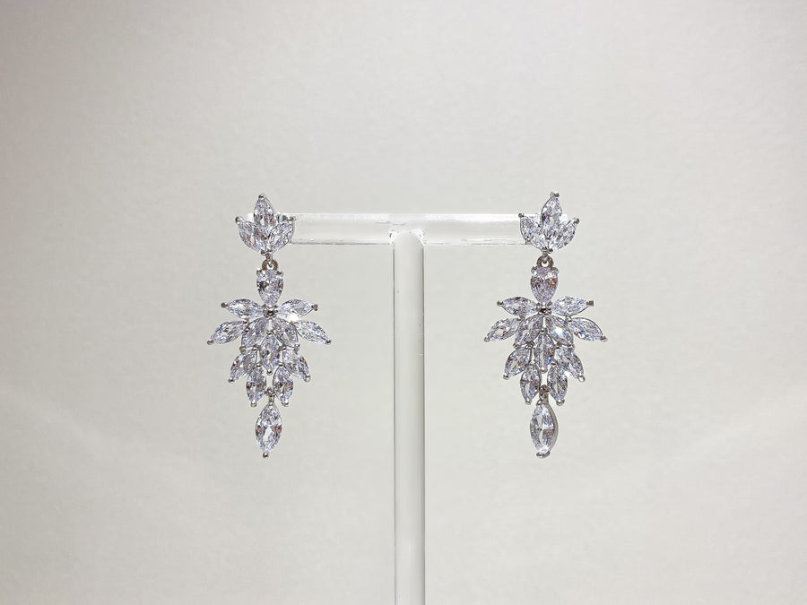 Bridal earrings - Style Rose